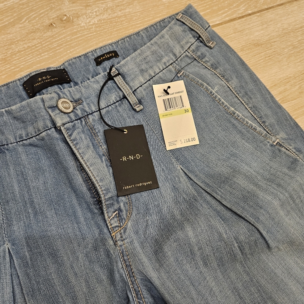R-N-D by Robert Rodriguez Light Blue Jeans New
